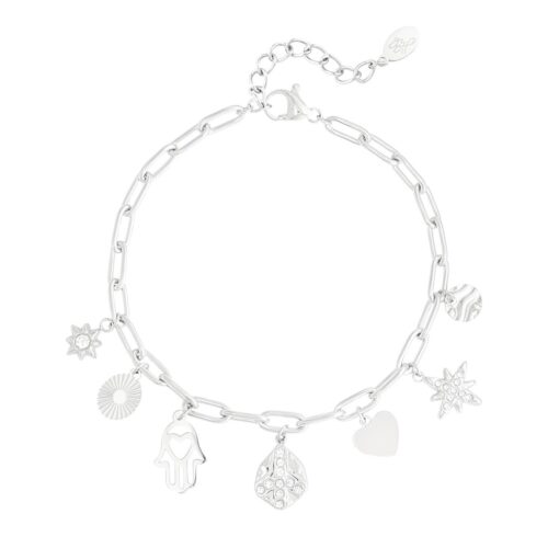 bedelarmand holy life z Holy Life armband zilver