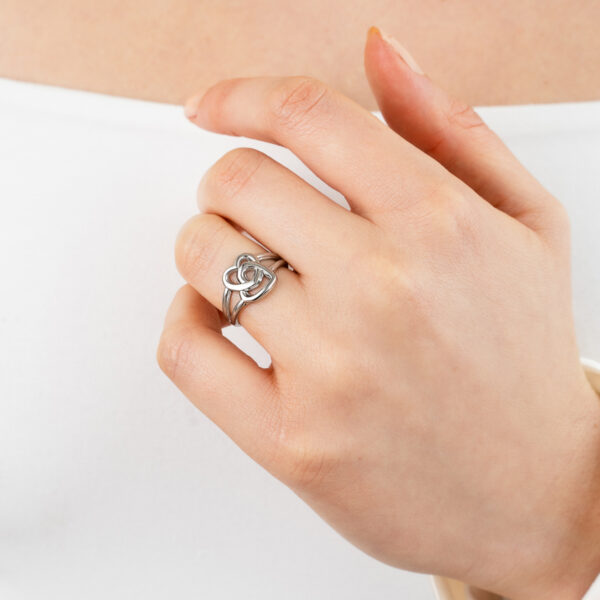 cnhr Connected Heart ring zilver